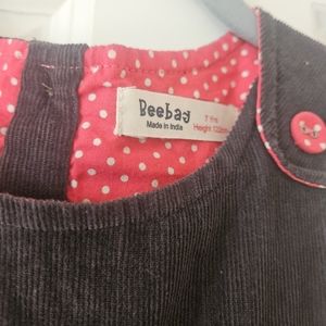 Beebay 7yr Grey floral dress